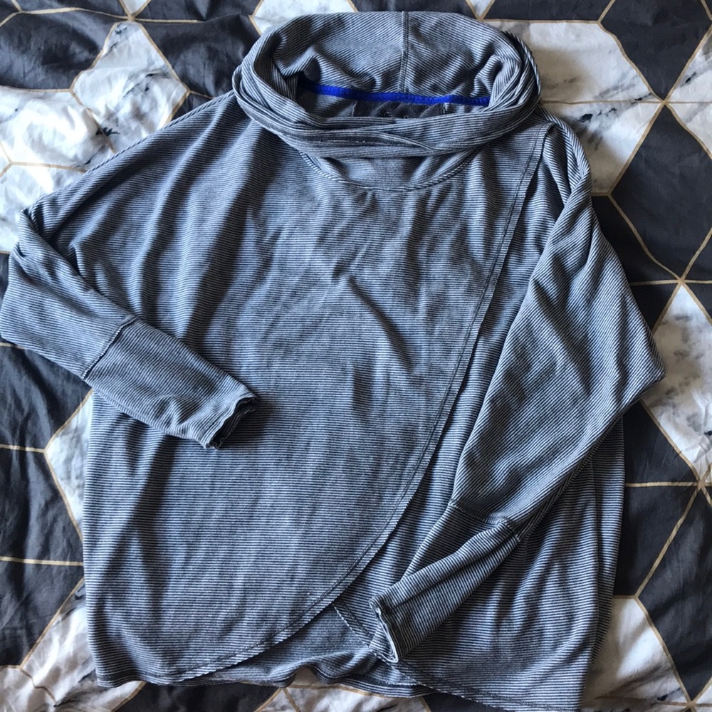 Calvin Klein cowl neck sweater.